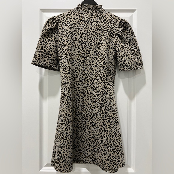 Boutique Leopard Print Mini Dress, Small - Picture 2 of 5